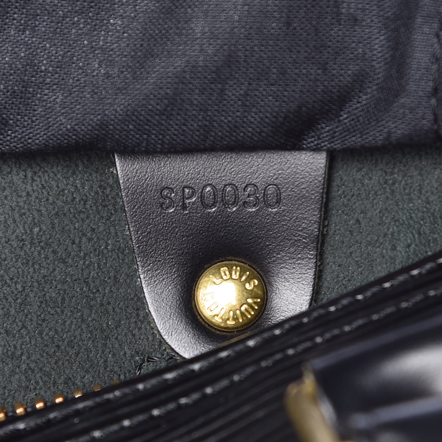 Louis Vuitton Epi Speedy 35 Black 9 of 11