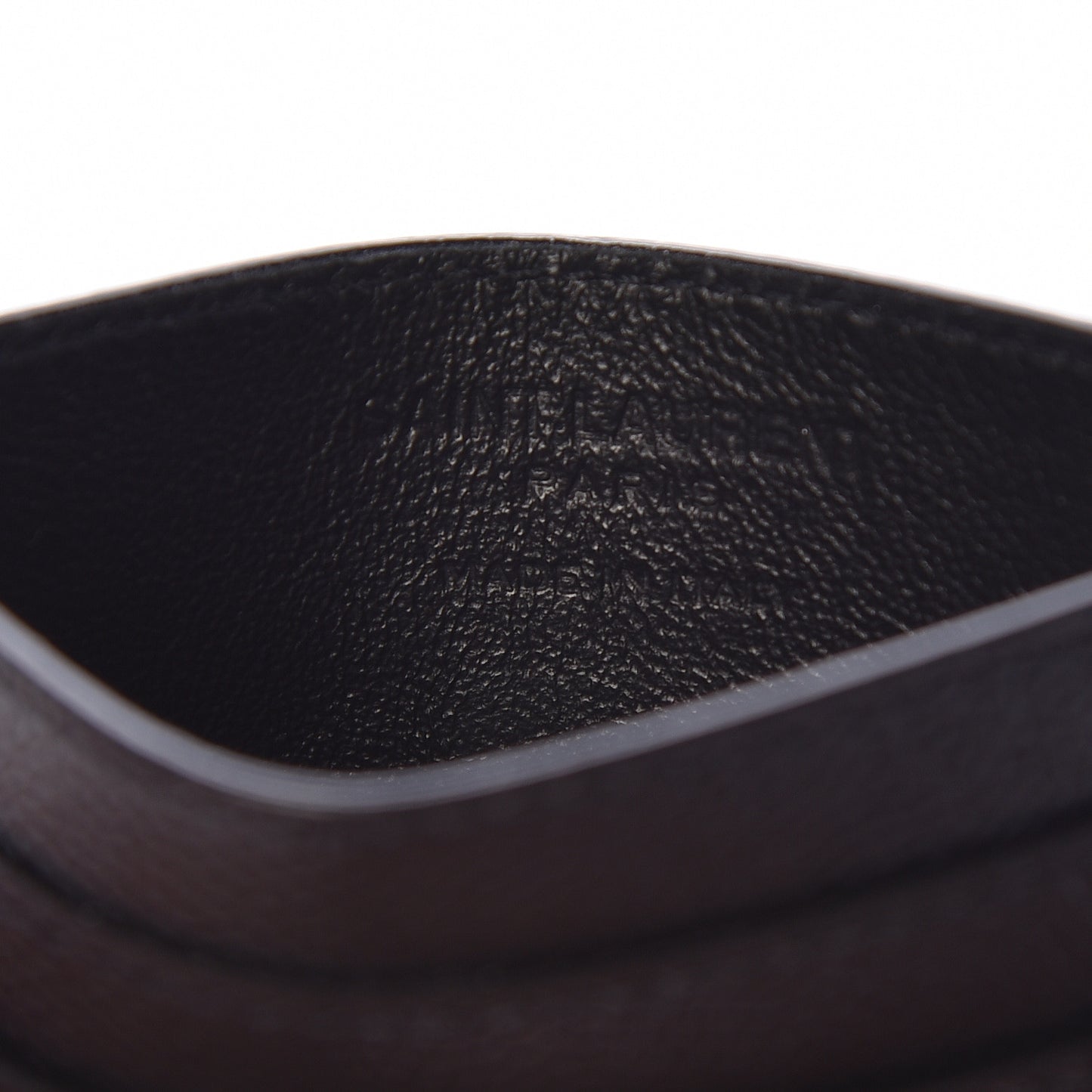 Grain De Poudre Musical Notes Credit Card Case Black
