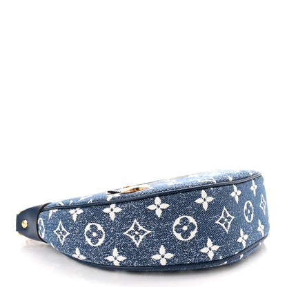 Louis Vuitton Monogram Jacquard Denim Loop Bleu 4 of 9