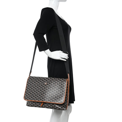 Goyard Goyardine Capetien Messenger Bag Black Gold 2 of 12