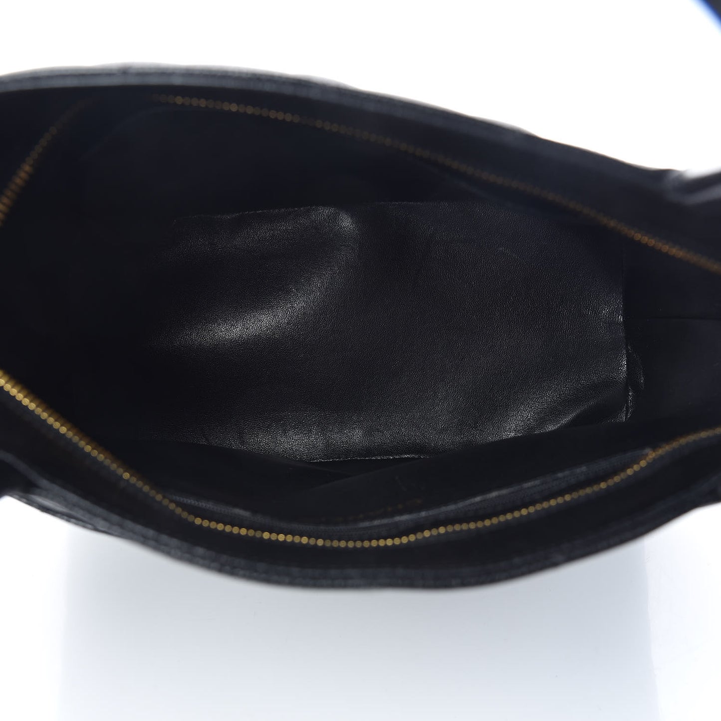 Caviar Quilted Medallion Tote Black