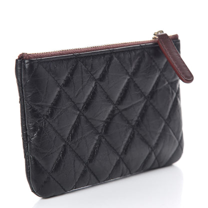 Chanel Aged Calfskin Quilted Small Reissue Cosmetic Case Black 3 of 8
