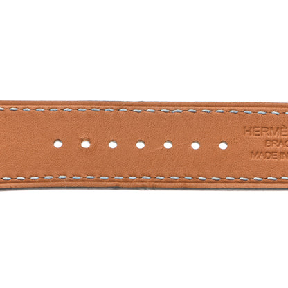 Hermes Swift 40mm Apple Watch Single Tour Band Bleu Lin 5 of 7