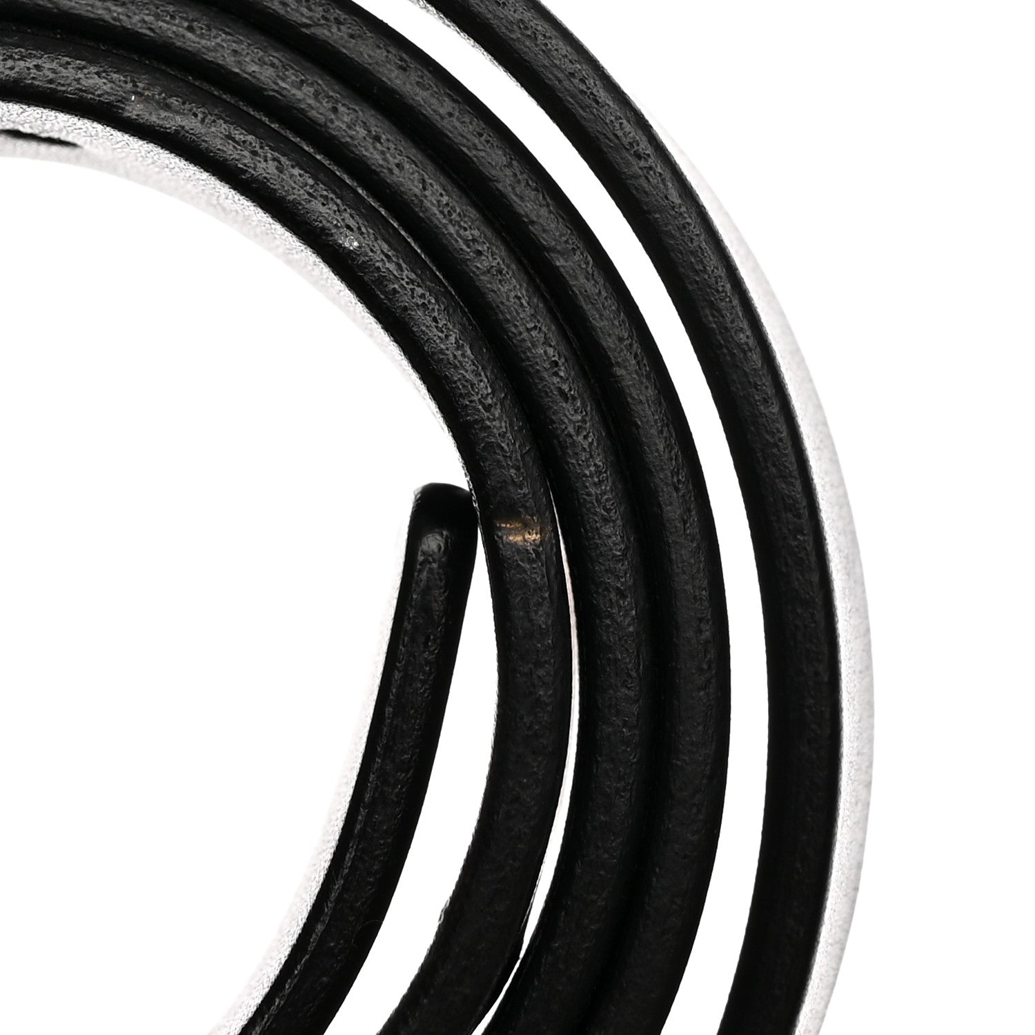 Christian Dior Calfskin Saddle Belt 85 34 Black 8 of 9