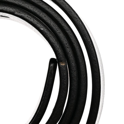 Christian Dior Calfskin Saddle Belt 85 34 Black 8 of 9