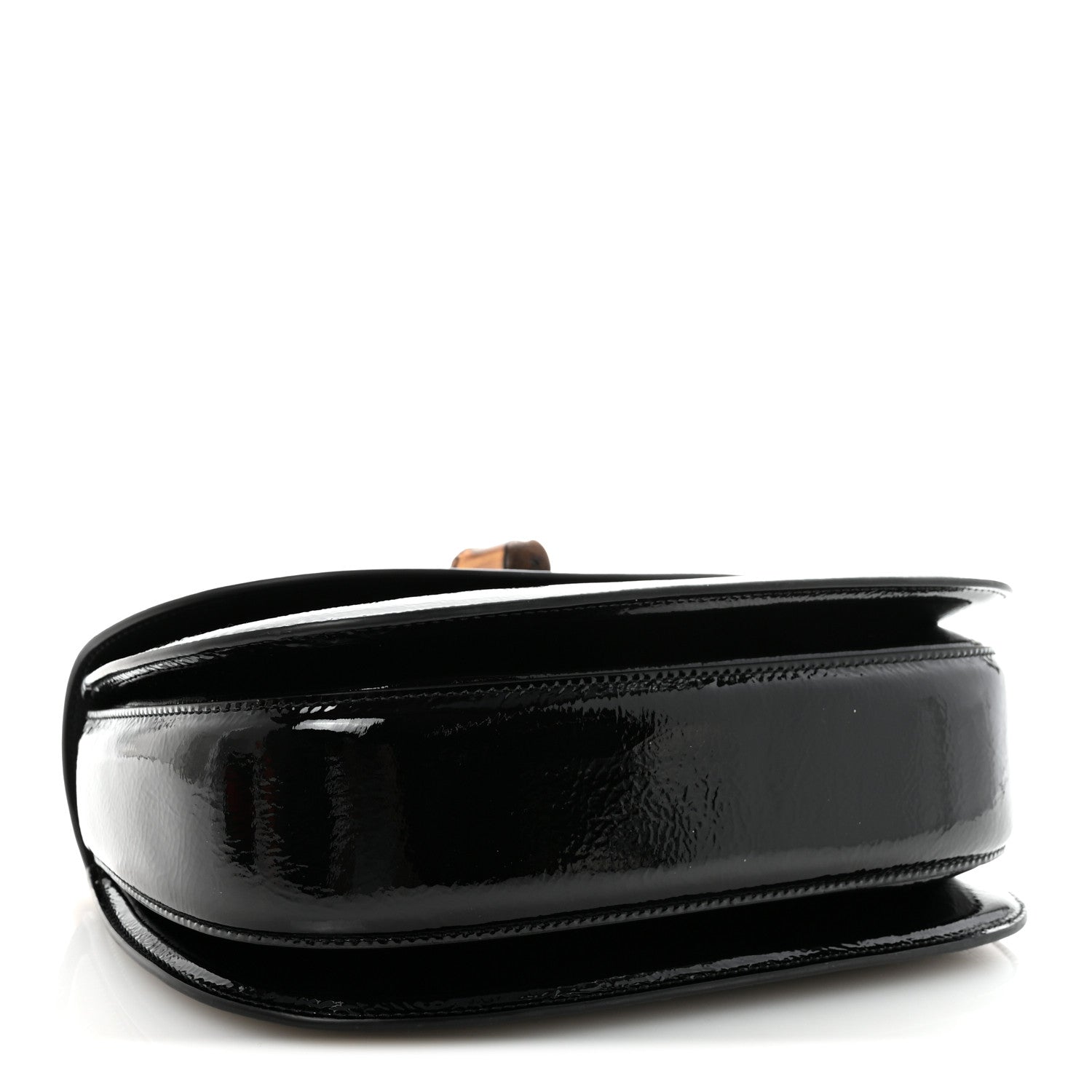Gucci Skipper Calf Web Medium Bamboo 1947 Top Handle Bag Black 4 of 9