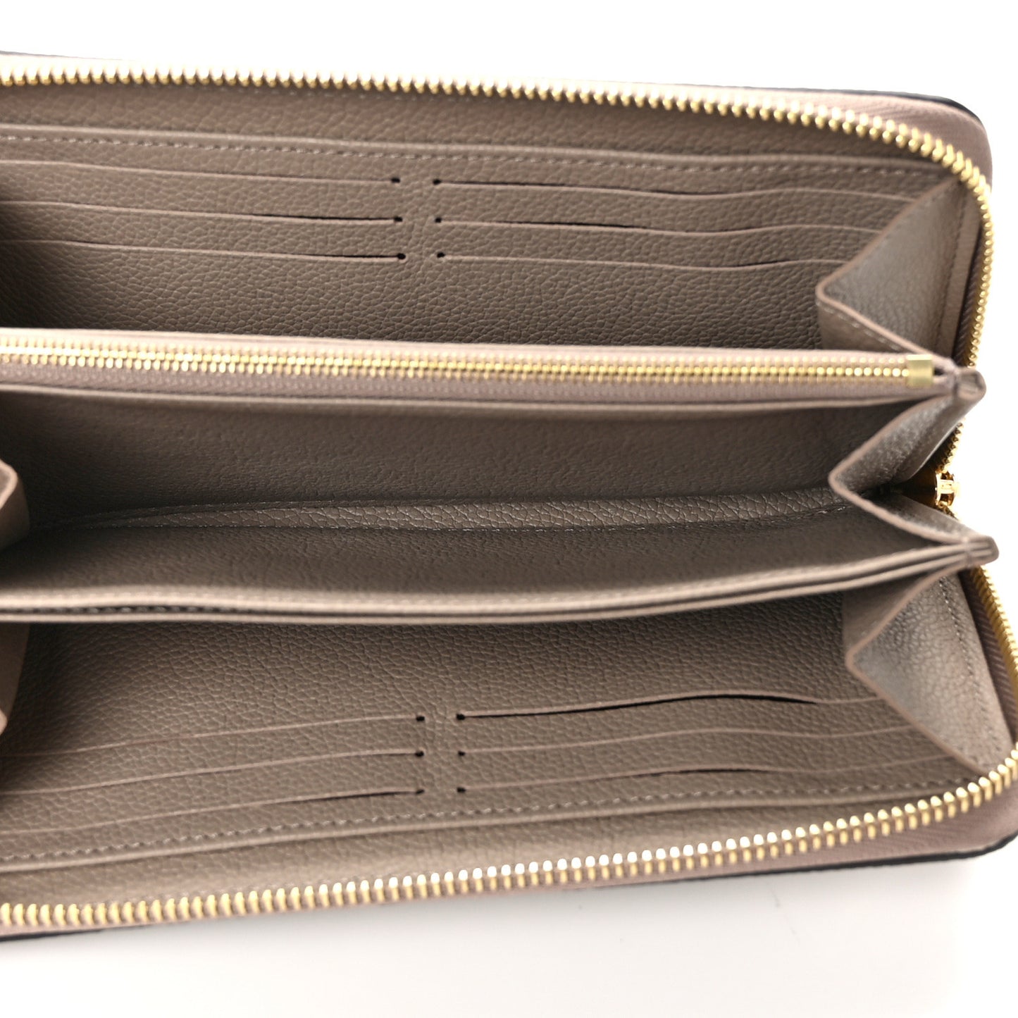 Empreinte Monogram Giant Zippy Wallet Tourterelle Creme