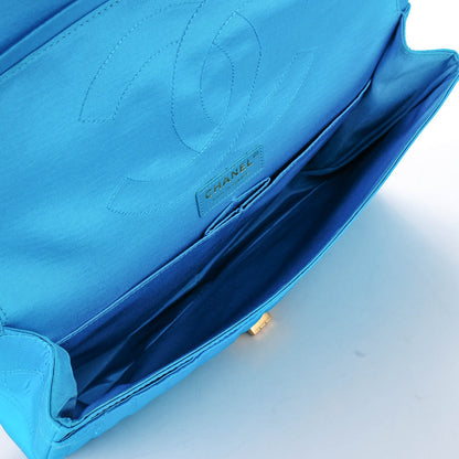 Chanel Satin Coco's Croc 2.55 Reissue 227 Flap Turquoise 8 of 8