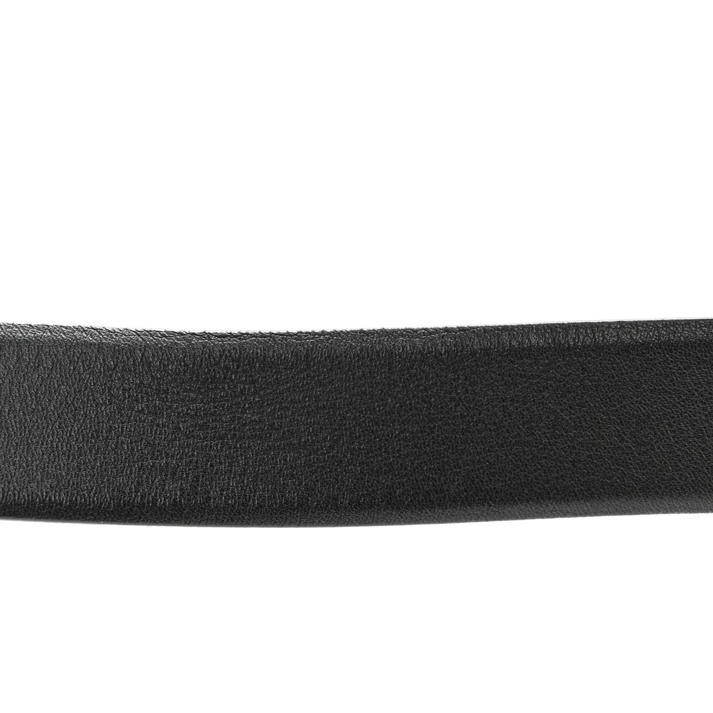 Calfskin Pearl Crystal CC Belt 90 36 Black