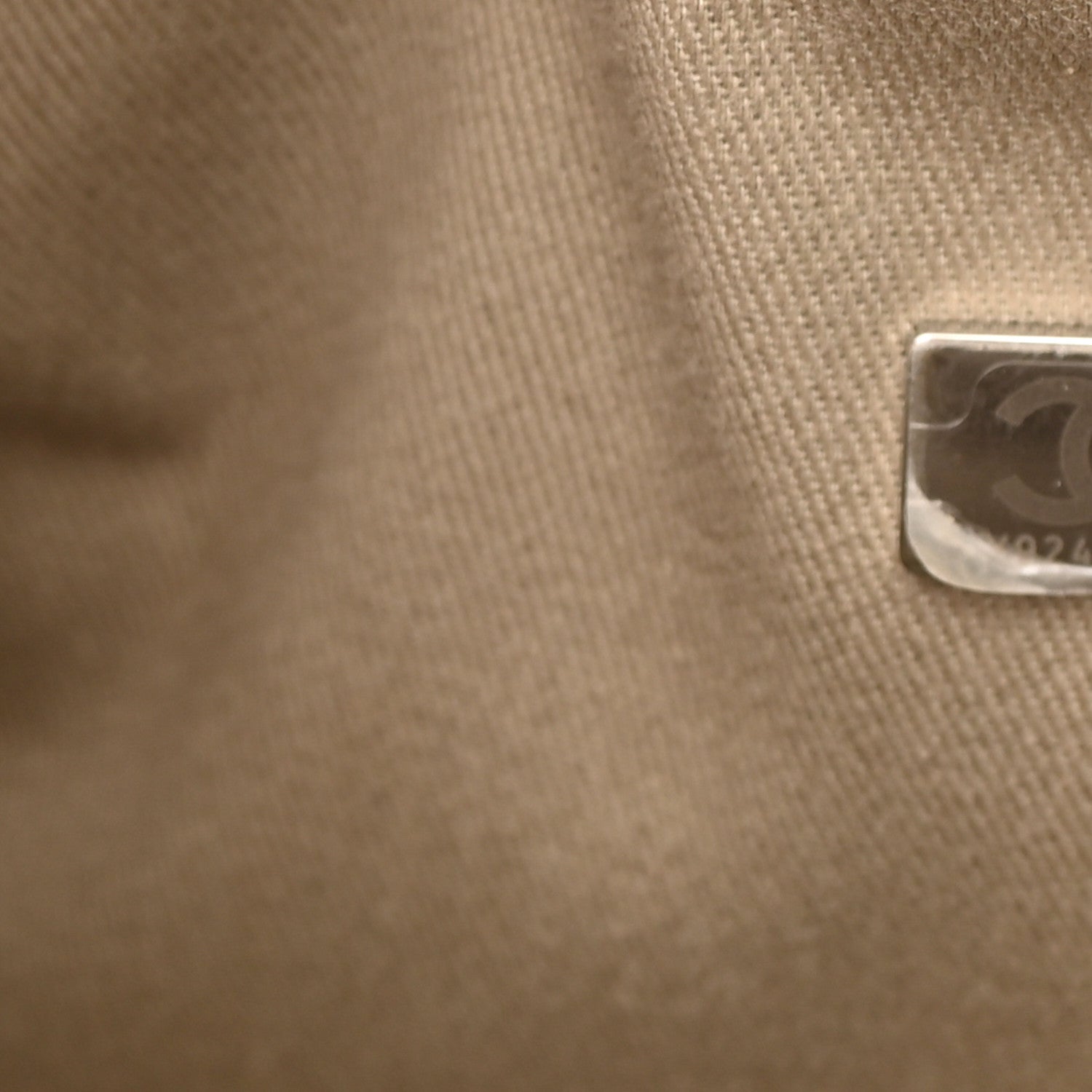 Chanel Canvas Deauville Bowling Bag Beige 7 of 14