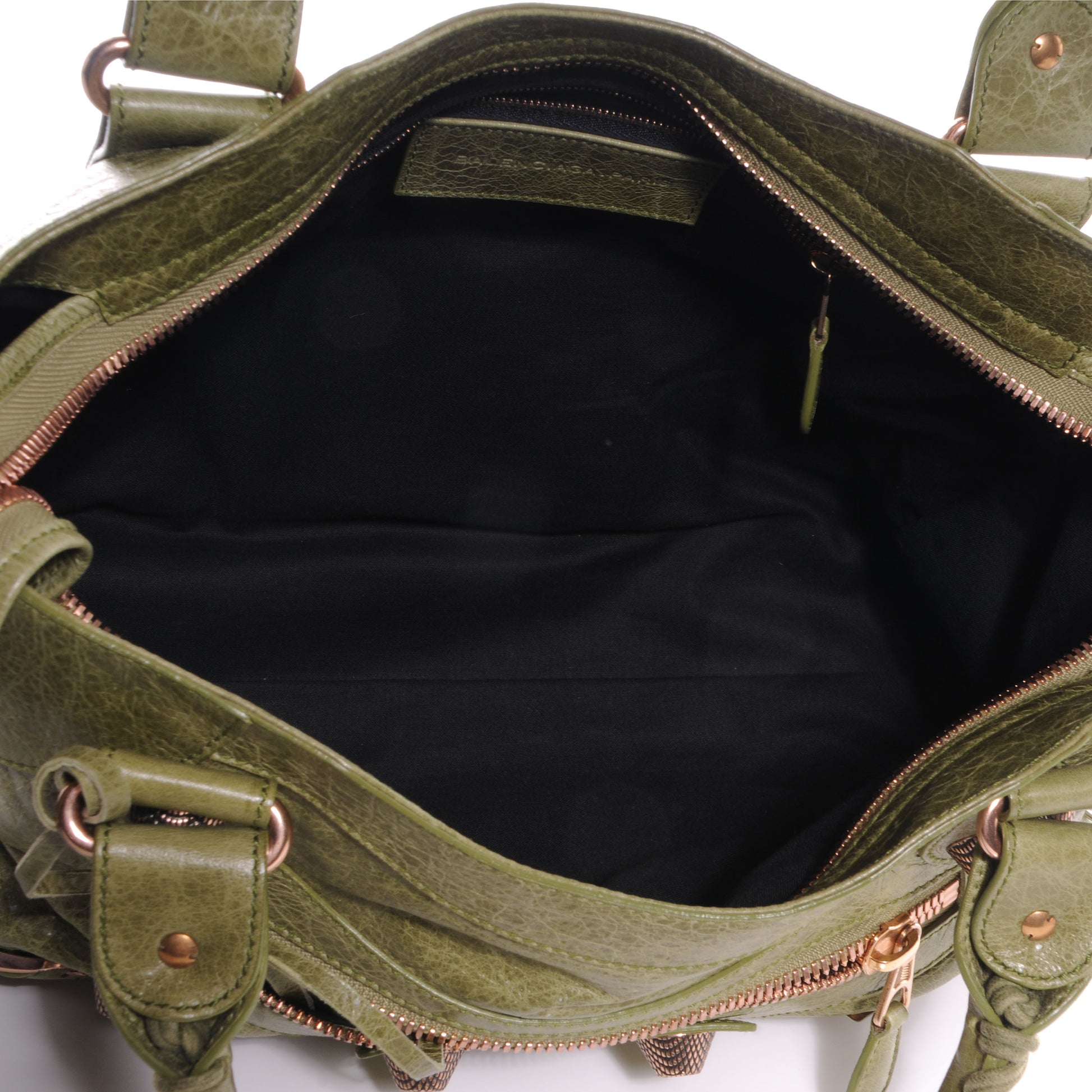 Balenciaga Agneau Giant 21 Rose Gold Hardware City Light Olive 6 of 10