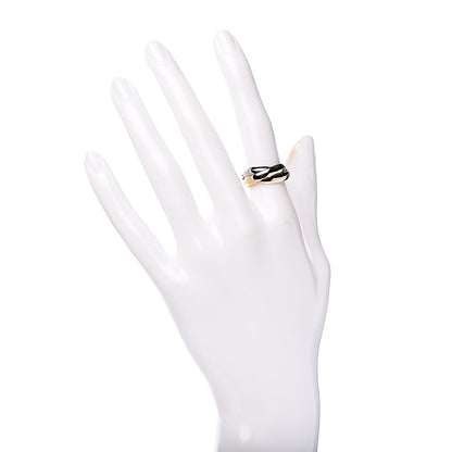 Cartier 18K Pink Yellow White Gold Classic Les Must De Trinity Ring 50 5.25 2 of 5