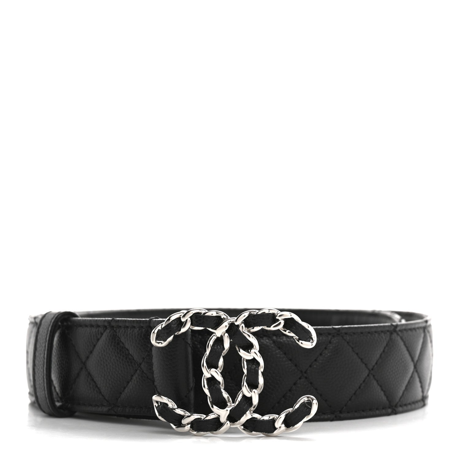 Chanel Caviar Quilted CC Chain Belt 75 30 Black 1 of 7
