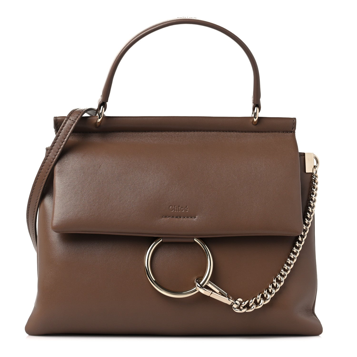 Chloe Calfskin Medium Faye Bag Woody Khaki 1 of 11