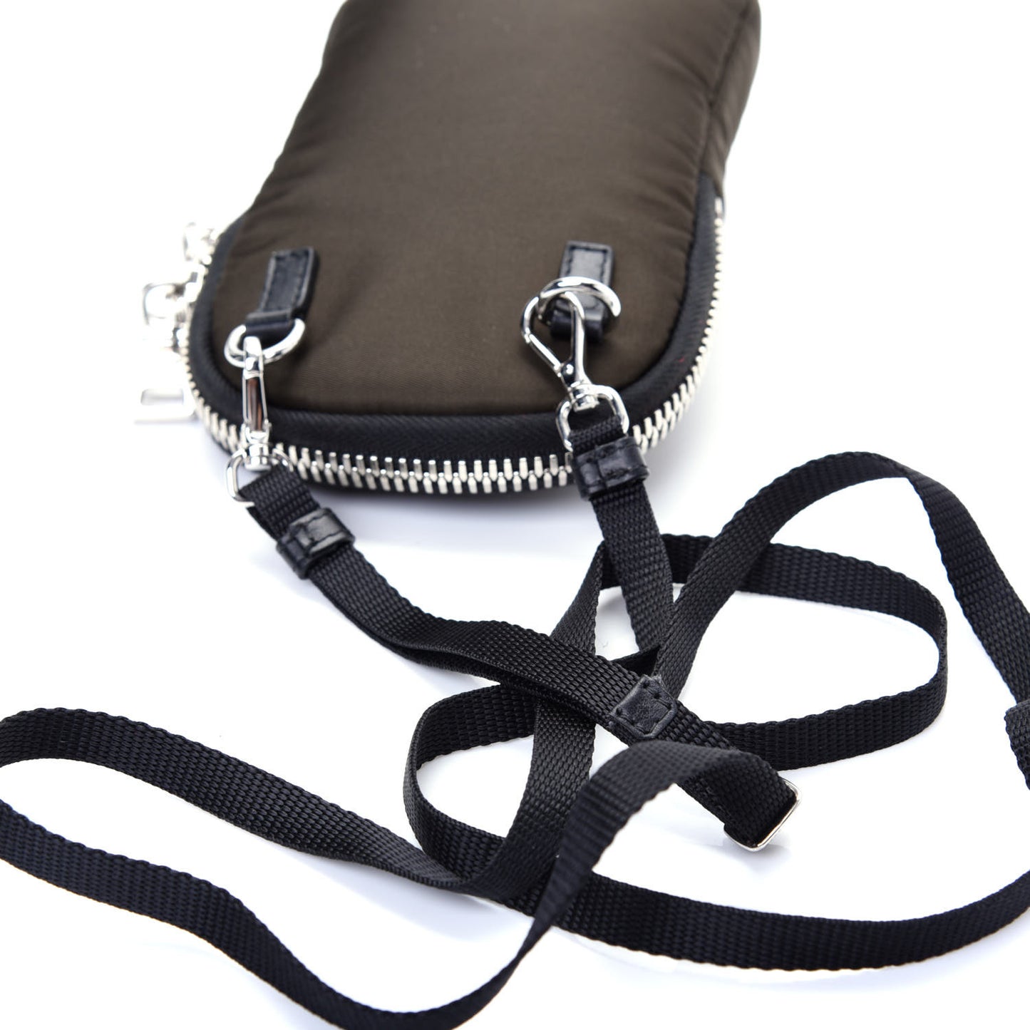 Tessuto Nylon Pocket Mini Bag Mimetico Black