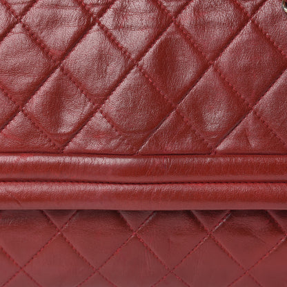 Chanel Lambskin Quilted Tassel Shoulder Flap Bag Red 14 of 19