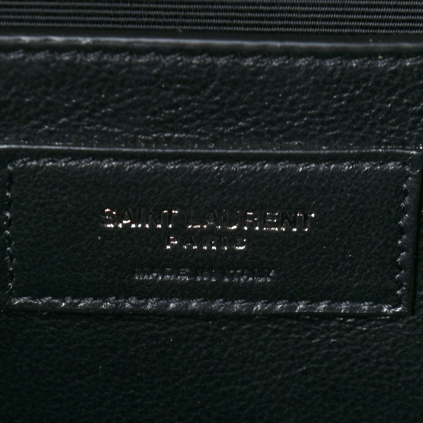 Grain De Poudre Textured Mixed Matelasse Triquilt Medium Monogram Satchel Black