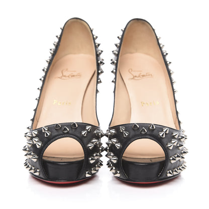 Christian Louboutin Nappa Very Prive Spikes 120 Pumps 36.5 Black 2 of 11