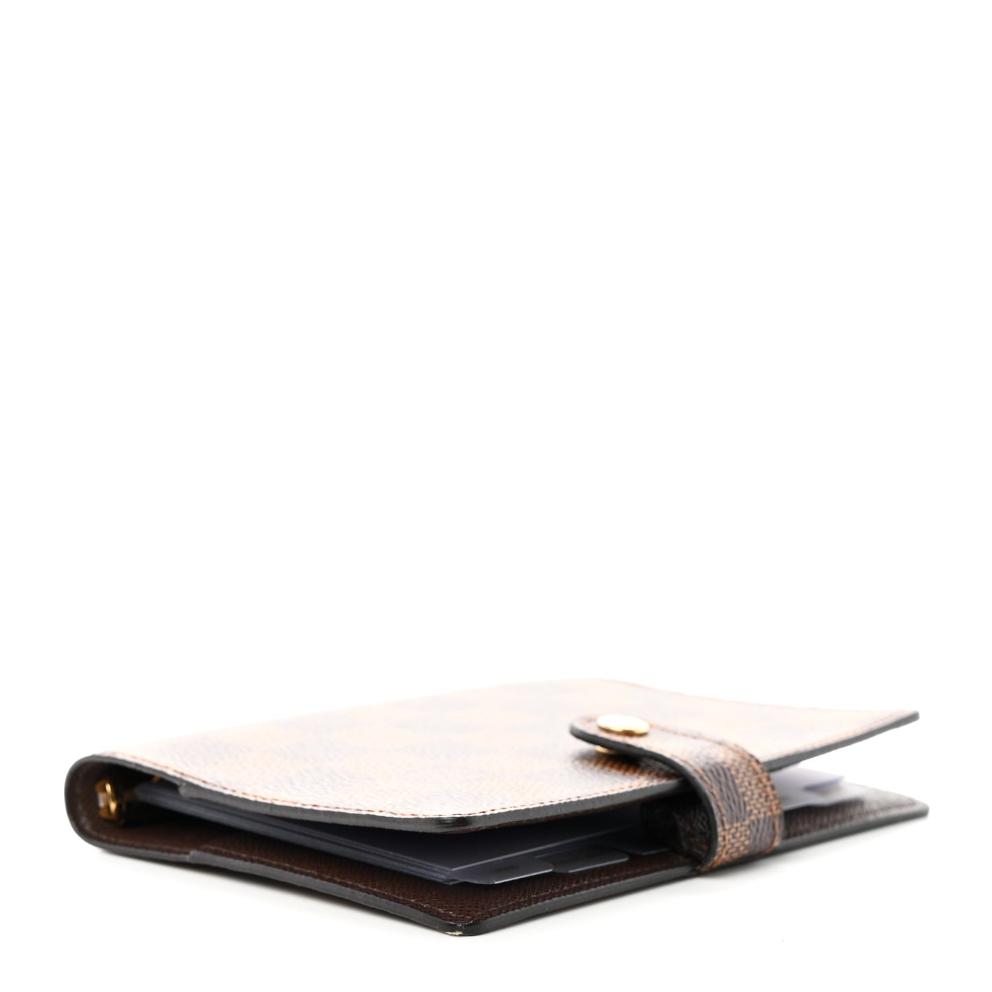 LOUIS VUITTON Damier Ebene Small Ring Agenda Cover
