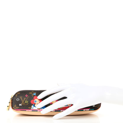 Louis Vuitton Monogram 2020 Christmas Animation Elizabeth Pencil Pouch Coquelicot 2 of 7