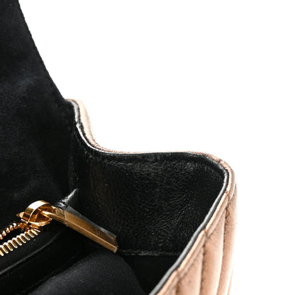 Saint Laurent Metallic Cracked Calfskin Matelasse Monogram Medium College Bag Copper 12 of 18