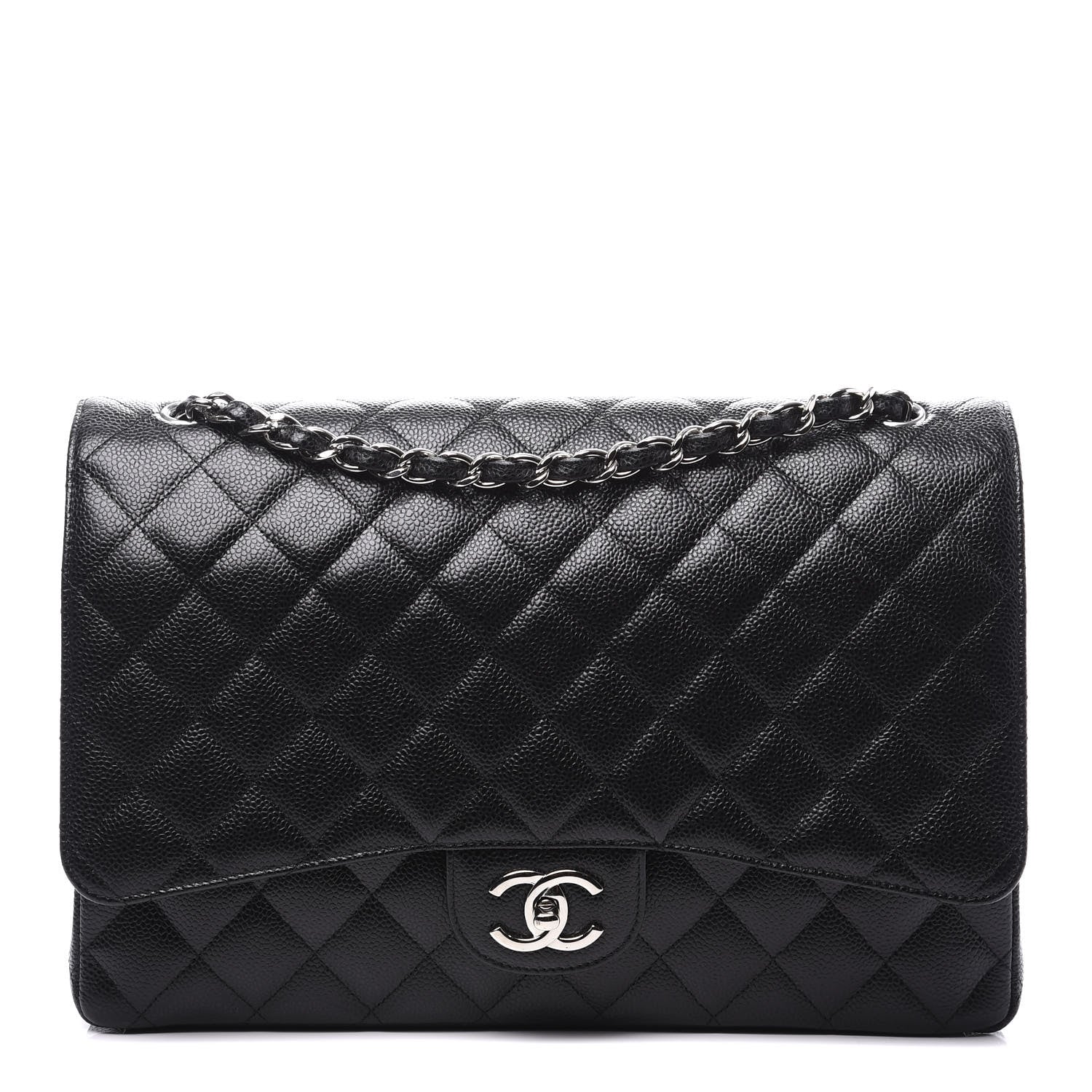 Chanel Caviar Quilted Maxi Double Flap Black 1 of 9