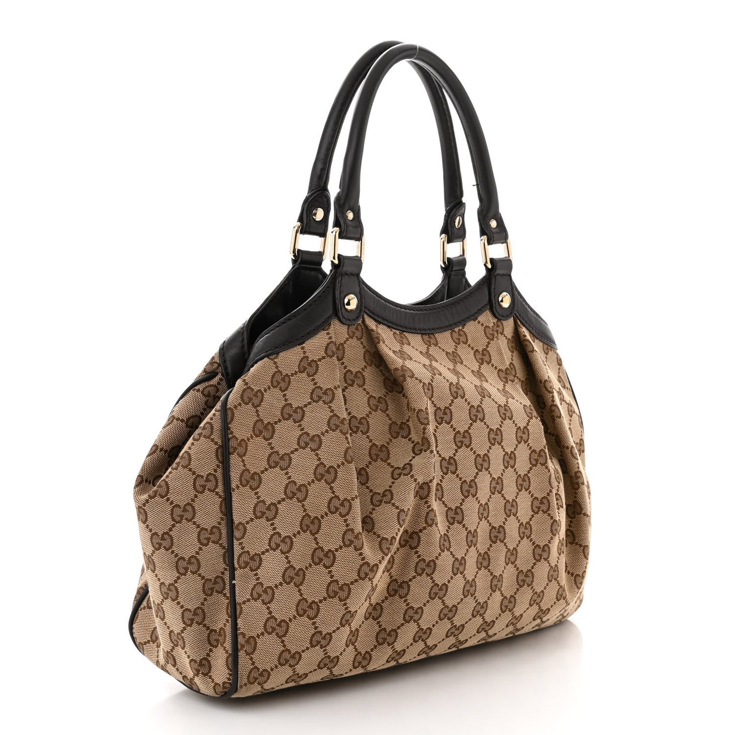 Monogram Medium Sukey Tote Dark Brown