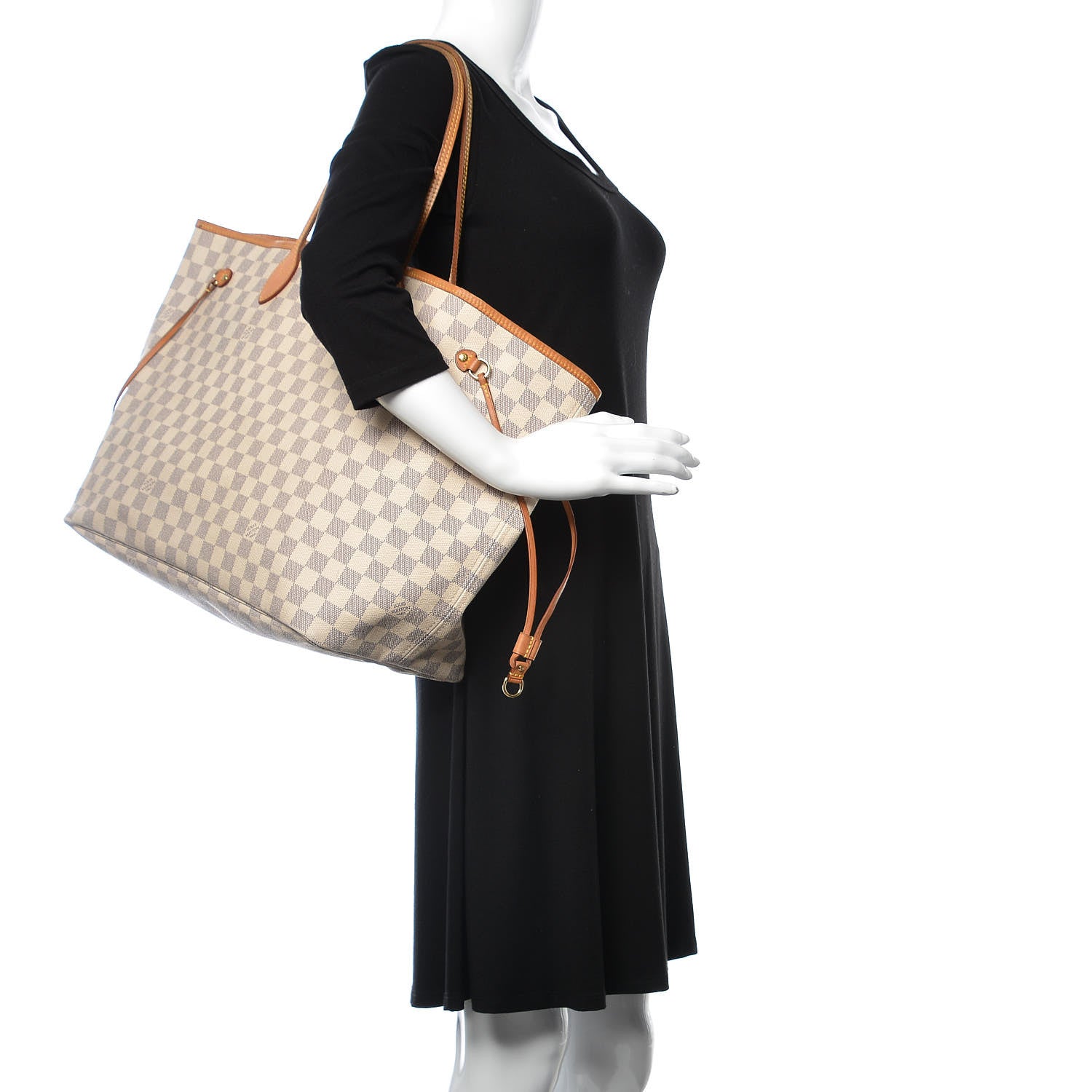 Louis Vuitton Damier Azur Neverfull GM 2 of 10
