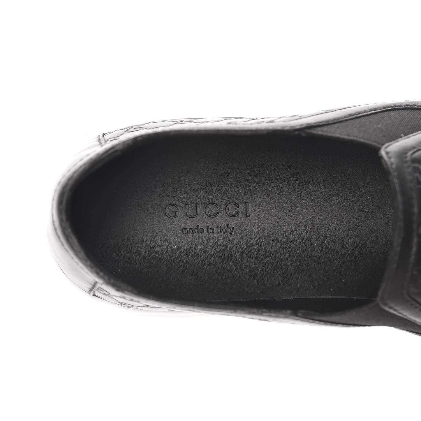 Microguccissima Womens Slip On Sneakers 37 Black