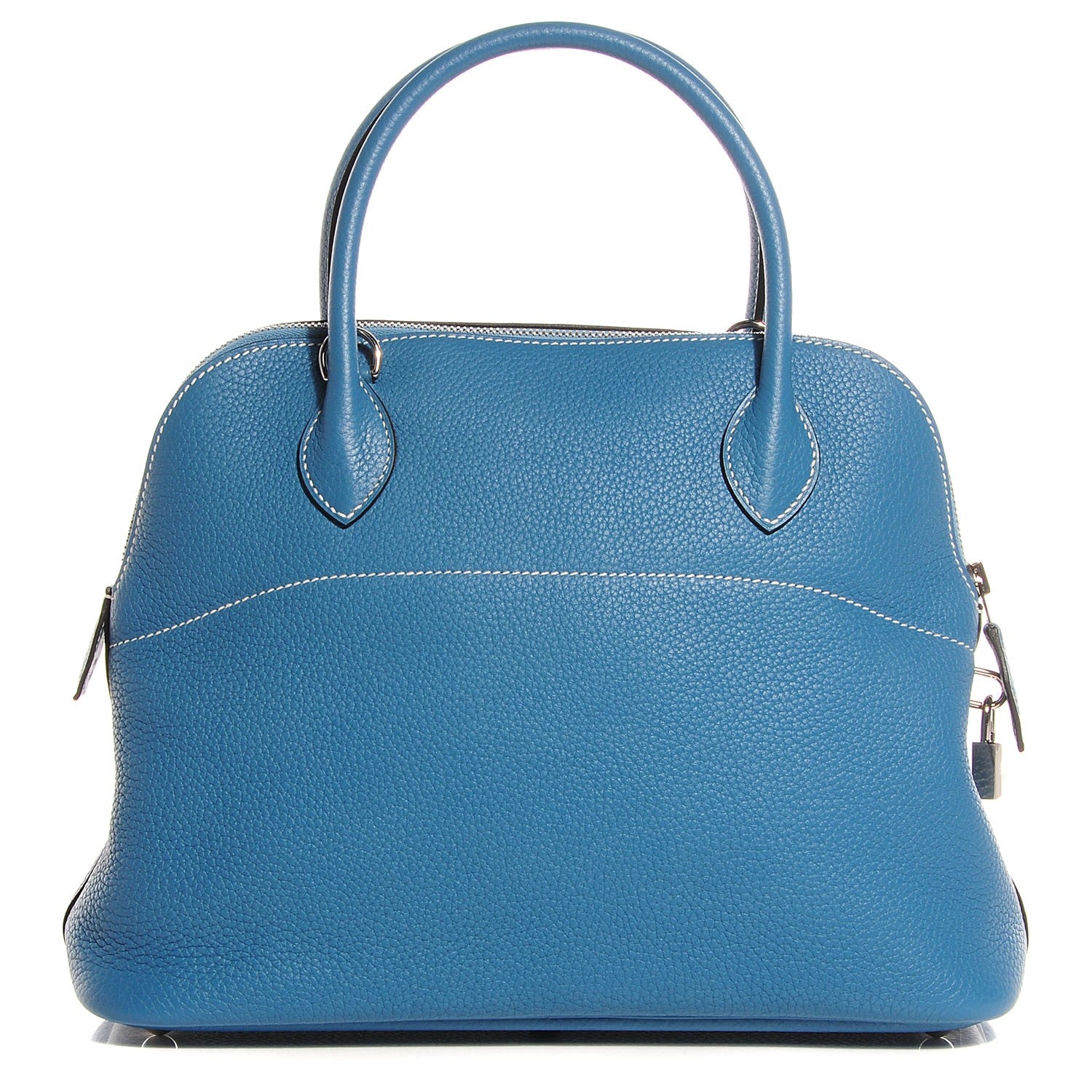 Hermes Taurillon Clemence Bolide 31 Blue Jean 3 of 25