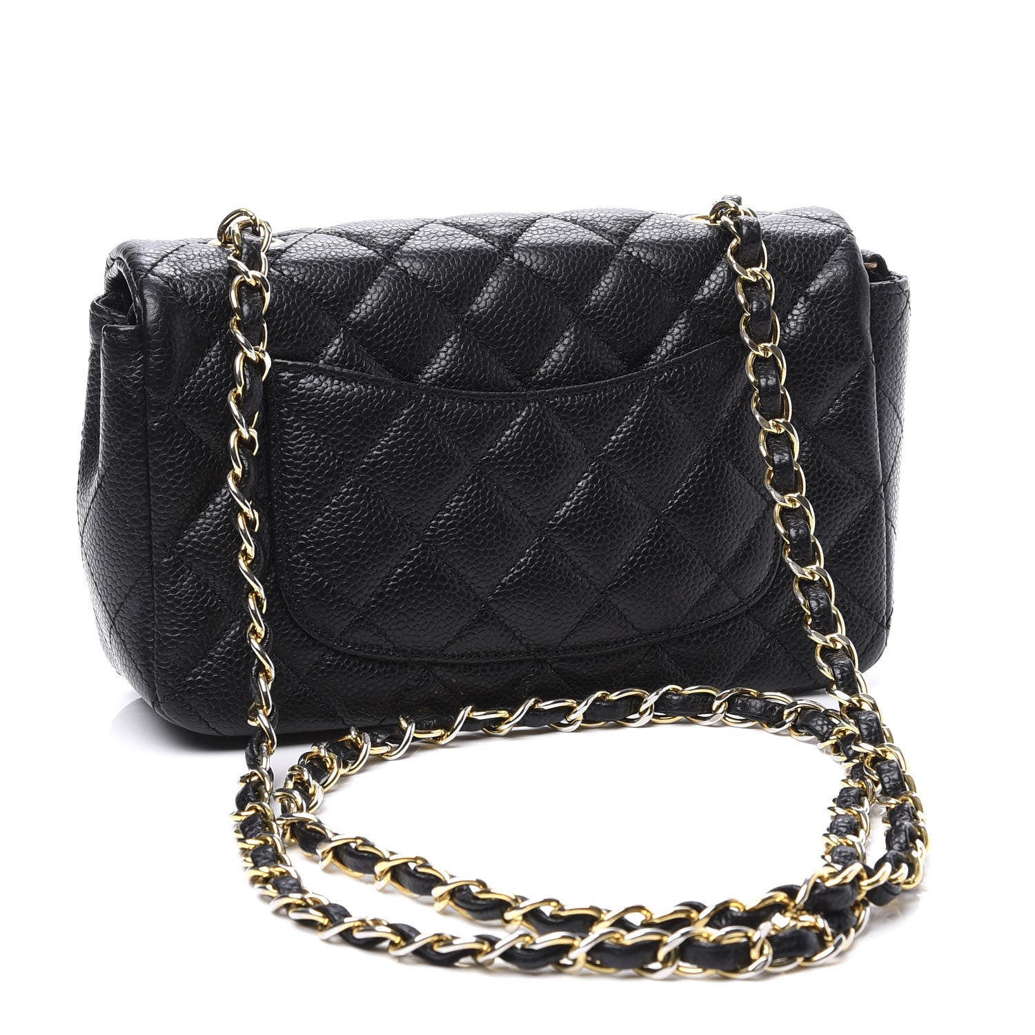 Chanel Caviar Quilted Mini Rectangular Flap Black 2 of 9