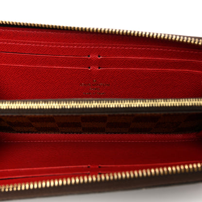 Louis Vuitton Damier Ebene Clemence Wallet Cherry 5 of 10