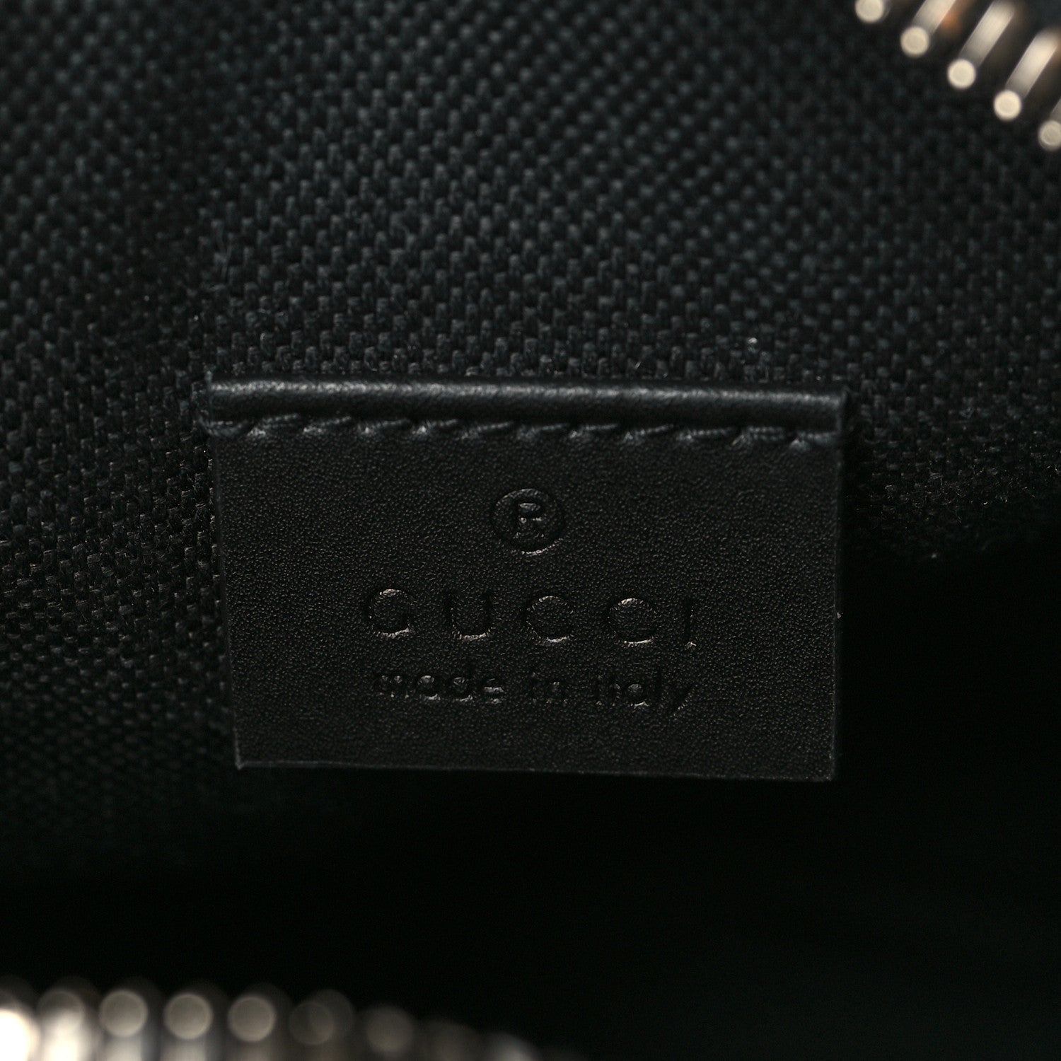 Gucci GG Supreme Monogram Appia Calfskin Web Messenger Bag Black 6 of 11
