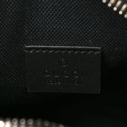 Gucci GG Supreme Monogram Appia Calfskin Web Messenger Bag Black 6 of 11