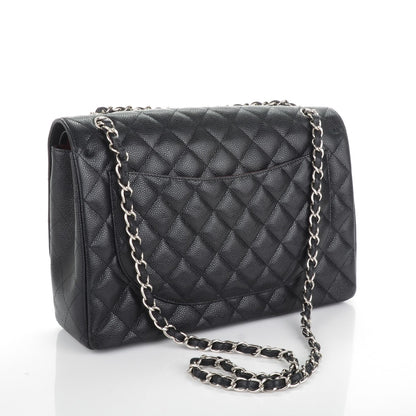 Chanel Caviar Quilted Maxi Double Flap Black 3 of 7