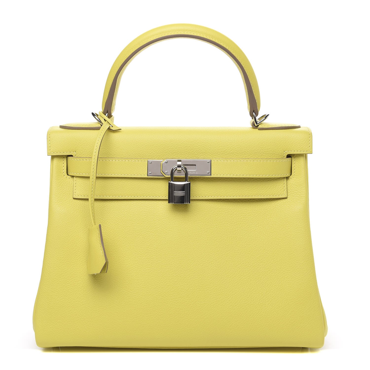 Hermes Evercolor Kelly Retourne 28 Lime 1 of 11