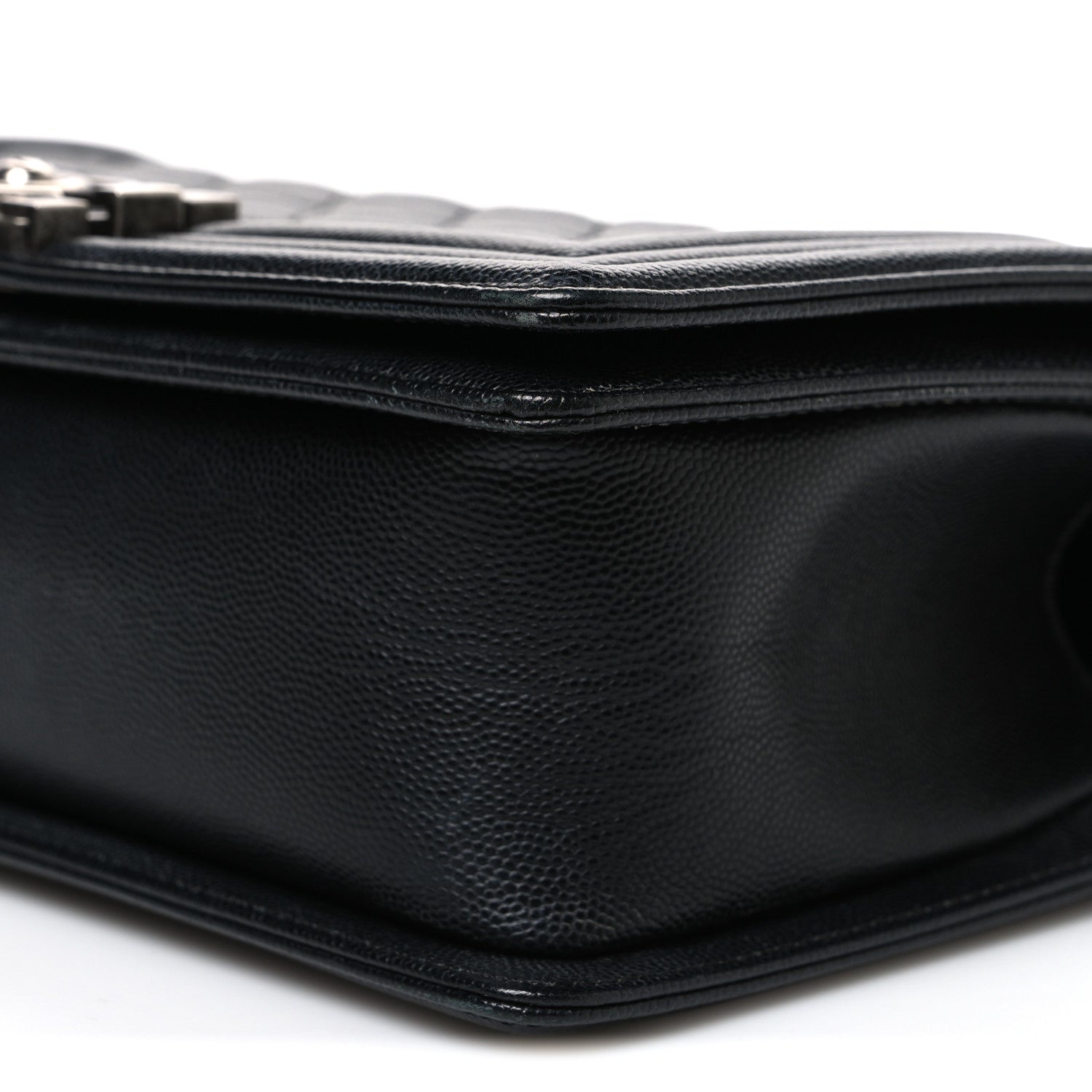 Chanel Caviar Quilted Medium Boy Flap Black 10 of 10