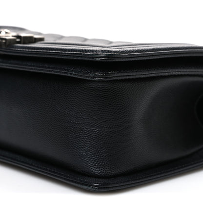 Chanel Caviar Quilted Medium Boy Flap Black 10 of 10