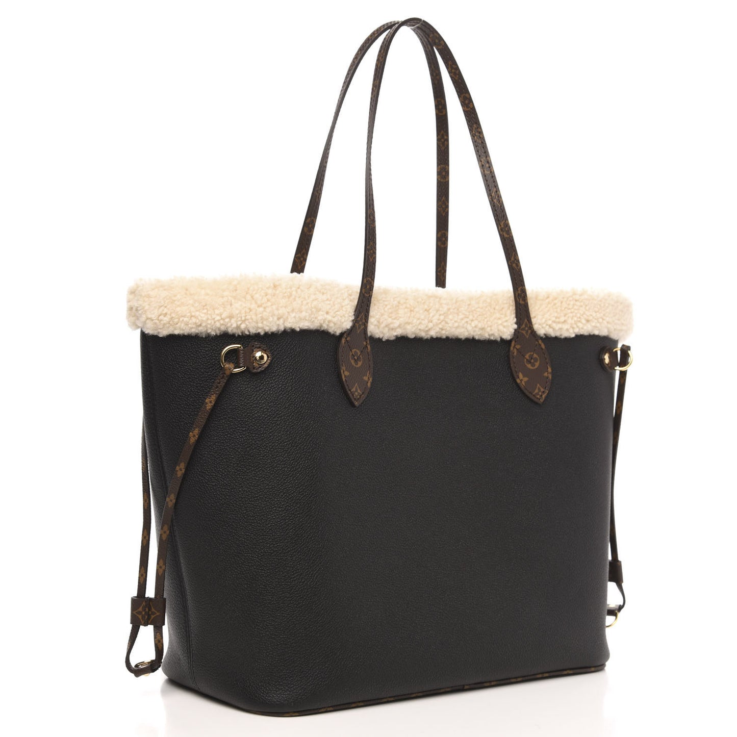 Calfskin Monogram Teddy Neverfull MM Black