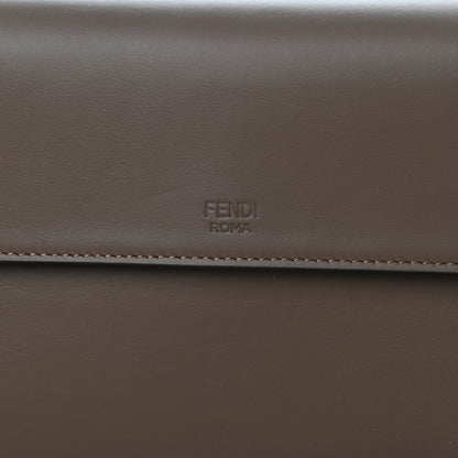 Fendi Vitello Century F is Fendi Bi-Color FF 1974 Embossed Kan I Shoulder Bag Maya Black 7 of 12