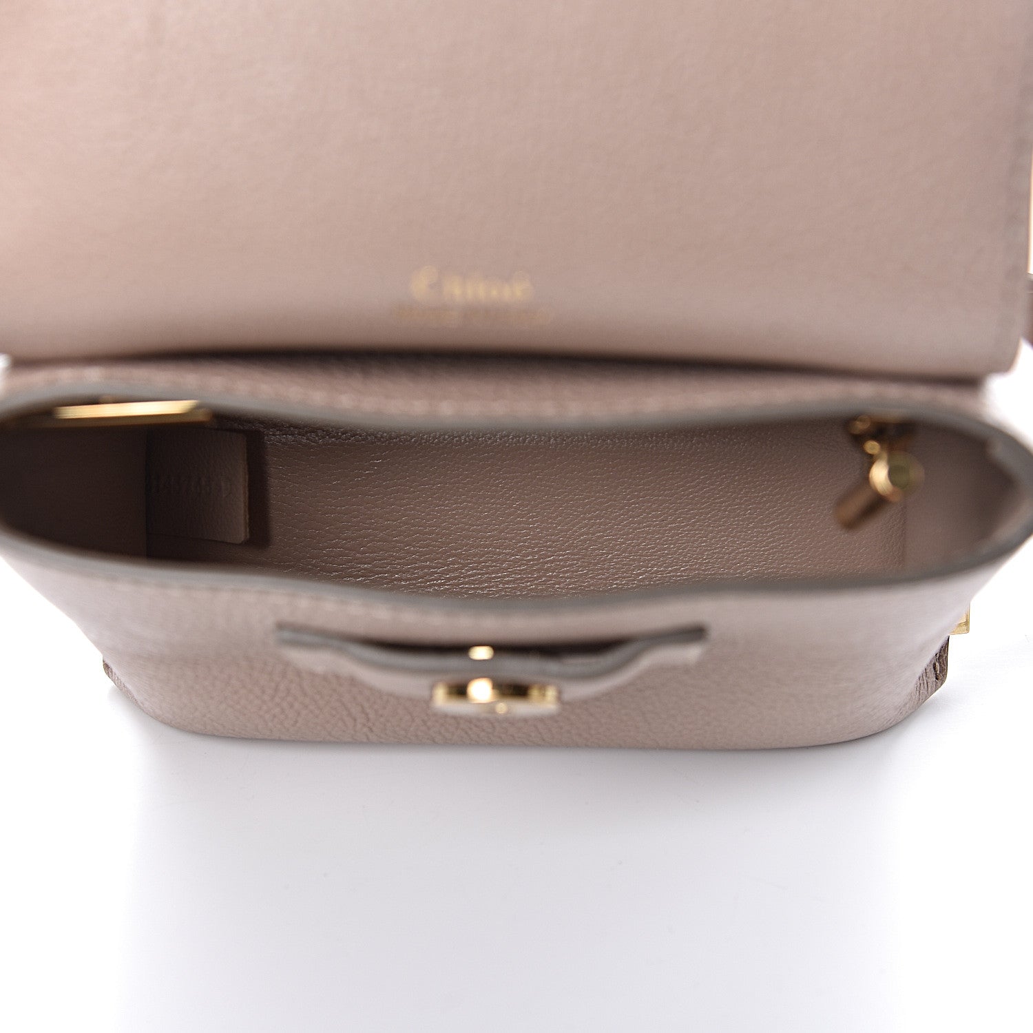 Chloe Calfskin Mini Clare Shoulder Bag Rope Beige 5 of 11