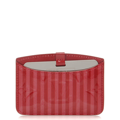 Louis Vuitton Vernis Rayures Mirror Case Pomme D'Amour 1 of 10