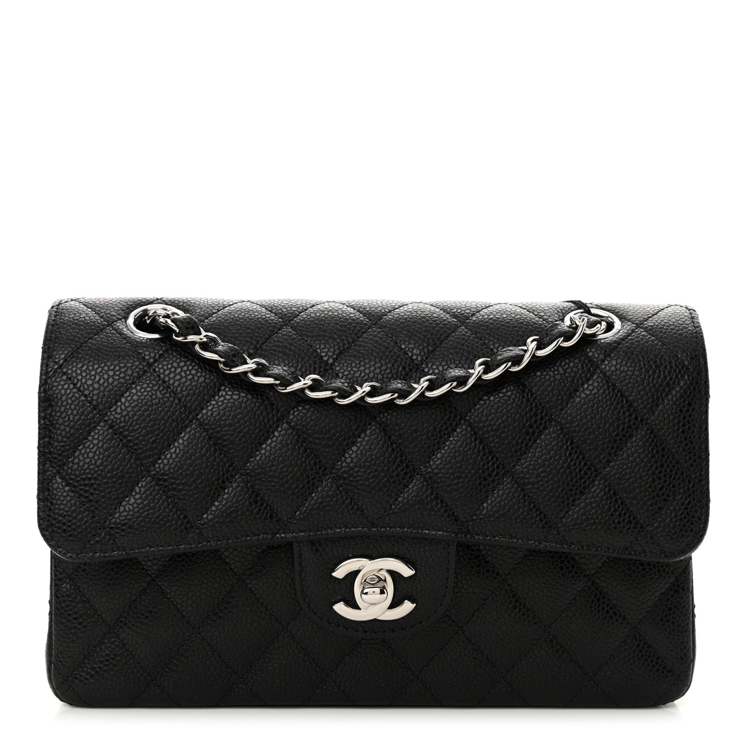 Chanel Caviar Quilted Small Double Flap Black 1 of 12