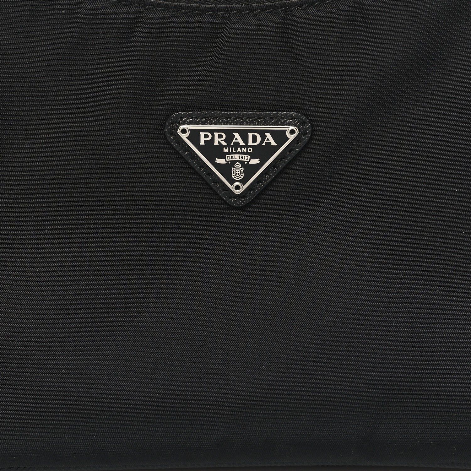 Prada Tessuto Nylon Saffiano Mini Re-Edition 2005 Bag Black 7 of 9