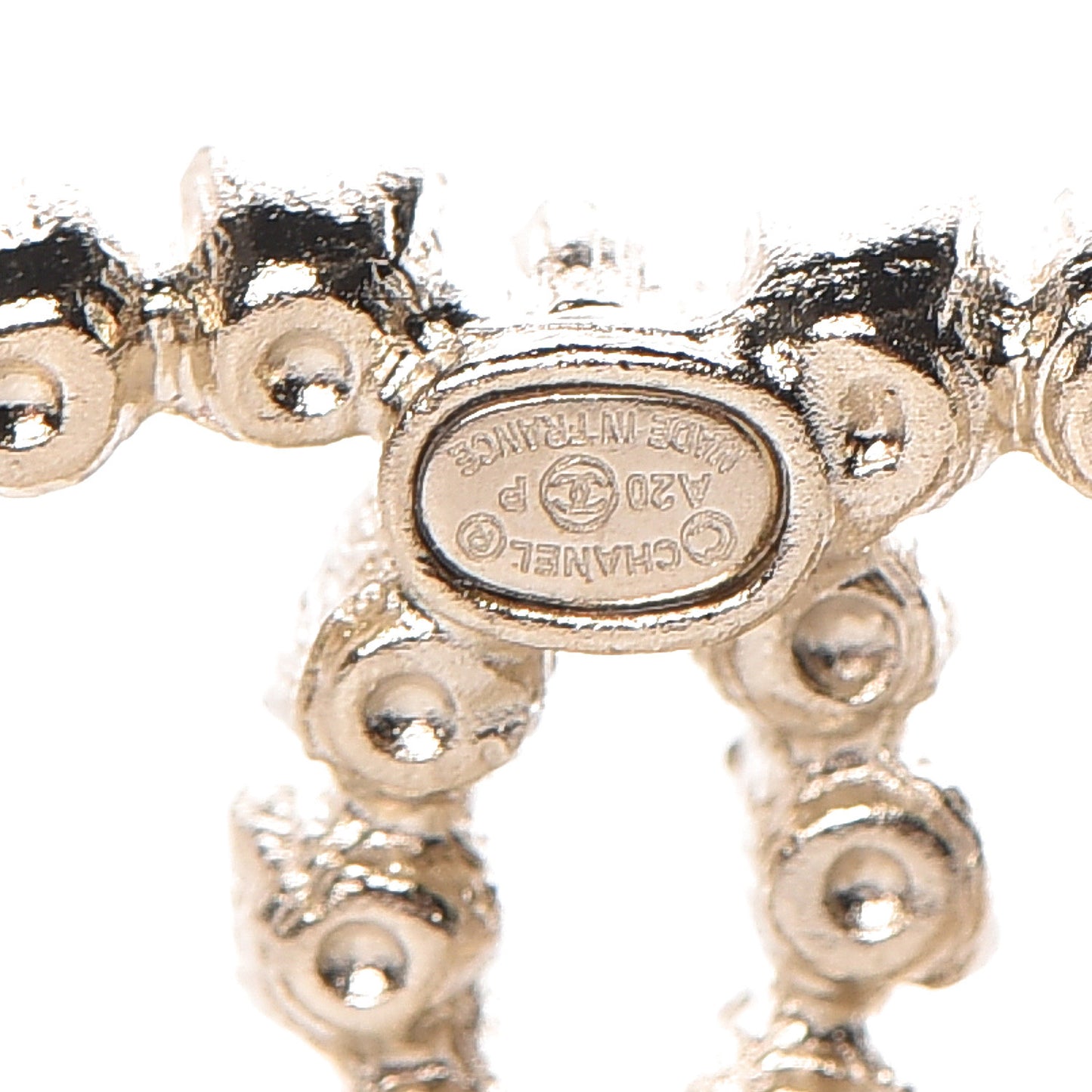 Crystal CC Earrings Gold