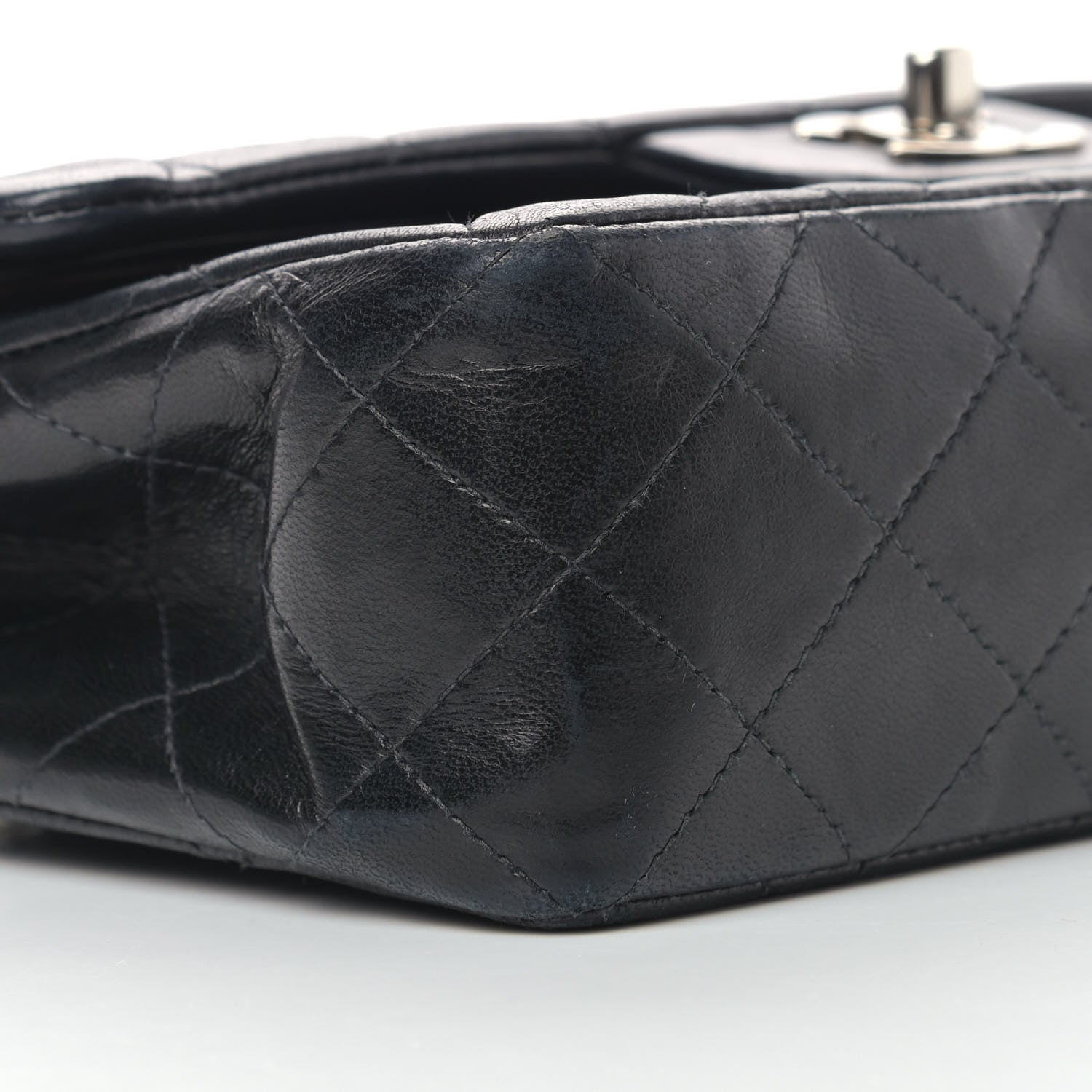 Chanel Lambskin Quilted Small Double Flap Black 7 of 15