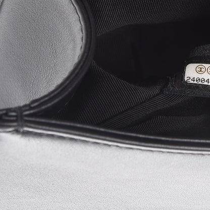 Chanel Calfskin Quilted Medium Boy Flap Black 7 of 8