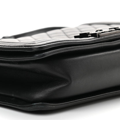 Chanel Calfskin Quilted Medium Boy Flap So Black 8 of 10