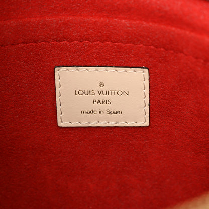 Louis Vuitton Monogram Braided Montaigne BB Coquelicot Creme Safran Peach 6 of 11