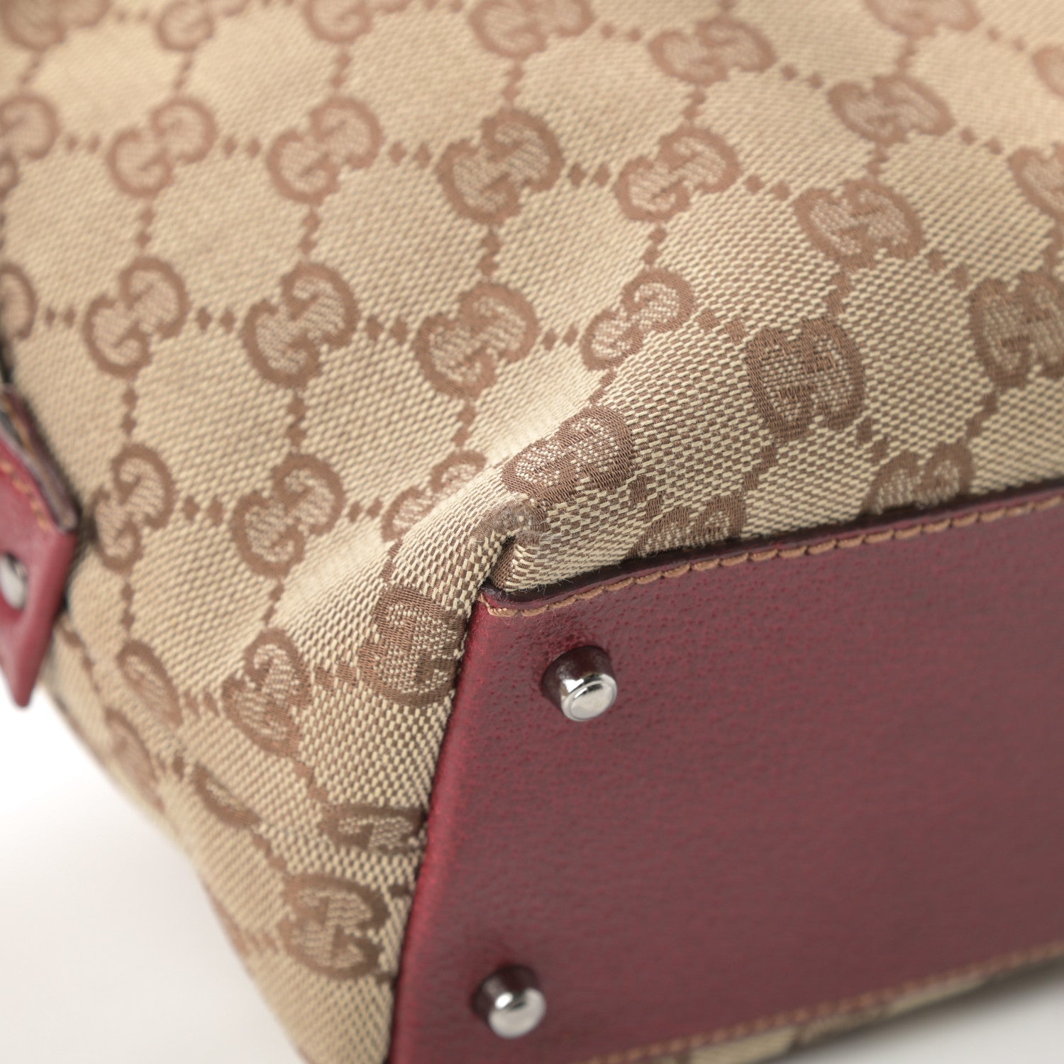 Gucci Monogram Small Boston Red 12 of 16